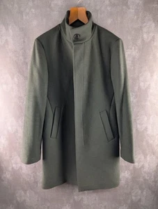Club Monaco Overcoat Green Mens Medium M - Picture 1 of 8