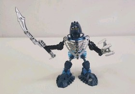 LEGO Bionicle Idris Figure With Very Rare Dark Blue Ruru Mask Karzahni Set 8940