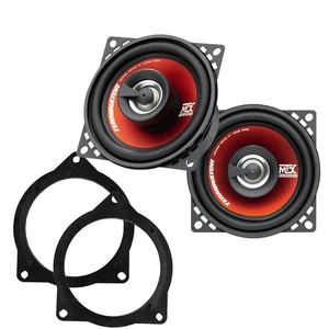 MTX TR40C 2-Way 620W Coaixal Speakers to fit BMW 3-Series 2011-19 Front or Rear - Picture 1 of 6