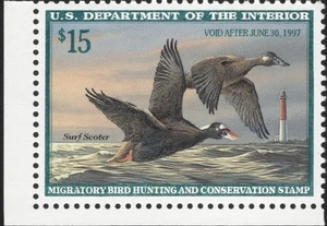 US Scott #RW63 MNH OG XF 15.00 1996 US Federal Duck Stamp CV 32.50 - Picture 1 of 2