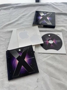 Apple Mac OS X Leopard Version 10.5 Replacement DVD Disk W/Manual & Stickers - Picture 1 of 7