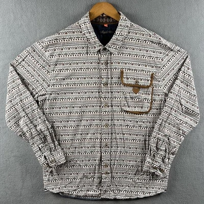 Staple Shirt Men's XL Long Sleeve Button Up Aztec Tribal Southwestern Cowboy - Image 1 of 4