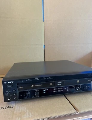 Sony RCD-W500C 5 Disc Changer CD Recorder Dual Deck Player PARTS OR REPAIR READ - Image 1 of 4