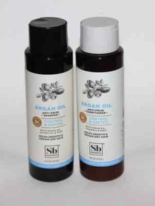 LOT (2) SOAPBOX ARGAN OIL SHAMPOO & CONDITIONER ANTI-FRIZZ JOJOBA OIL SHEA 16 OZ - Picture 1 of 1