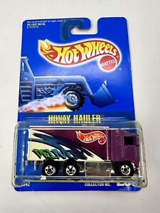 Hot Wheels 1991 Hiway Hauler Blue Card Collector #238 Semi Tractor Trailer Rig