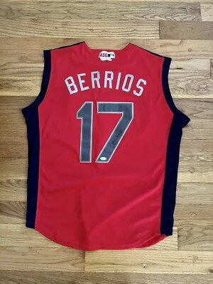 TORONTO BLUE JAYS JOSE BERRIOS SIGNED JERSEY ALL STAR MLB JSA COA 2019 AUTOGRAPH - Image 1 of 3