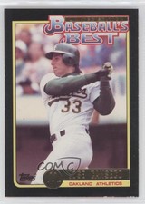 1992 Topps McDonald's Limited Edition Baseball's Best Jose Canseco #22