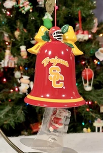 Danbury Mint USC TROJANS Christmas BELL Ornament: NCAA • Southern California - Picture 1 of 16