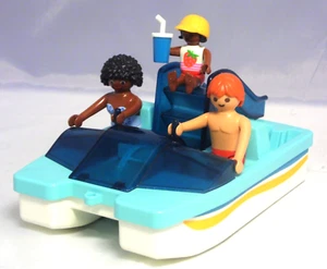 PLAYMOBIL Summer Fun Tretboot mit 3 Urlauber Figuren und Getränk aus 9424 #9 - Picture 1 of 1