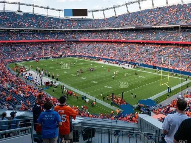 2024 Denver Broncos season tickets club level section 300 2 seats - Image 1 of 1
