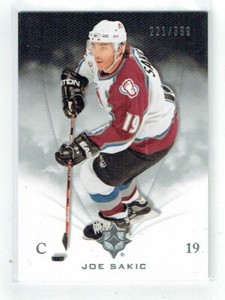 10-11 UD Upper Deck Ultimate  Joe Sakic  /399  HOF 