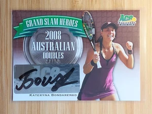 Kateryna Bondarenko #GSH-KB1  autograph 2013 Ace Grand Slam Heroes /50 Auto - Picture 1 of 2
