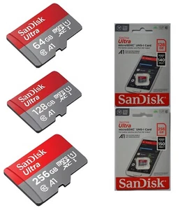 SanDisk ULTRA micro SD A1 Karte 128 256 GB Memory für Reolink Überwachung Kamera - Zdjęcie 1 z 9