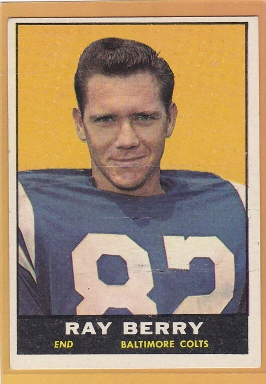1961 TOPPS FOOTBALL RAY BERRY #4 COLTS EX *80461 - Image 1 of 1