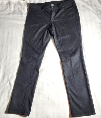 Pantalones Cache para mujer talla 12 negros cachemira de mezclilla jeans cinturón al tobillo bucles botón Foto 1 de 4