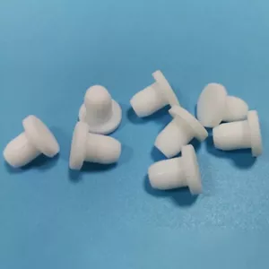 Weißer massiver Silikon Gummi Loch Stopper 2,7 mm-8,5 mm Dichtungsstecker hitzebeständig - Bild 1 von 7
