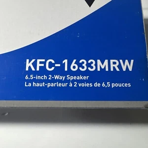 Kenwood KFC-1633MRW 6.5in 2 way Marine Speaker White 100W Max power - Picture 1 of 2