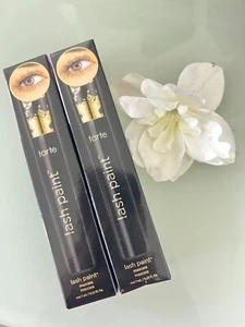 2 x TARTE LASH PAINT MASCARA FULL SIZE IN BOX - Black - Picture 1 of 10