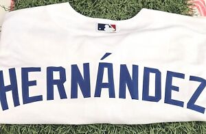 Enrique (kiki) Hernandez Autograph Jersey Dodgers #14 Fanatics Authenticity 