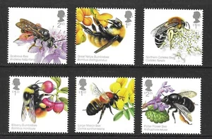 2015, Bees, SG 3736/3741, fine unmounted mint - Picture 1 of 1