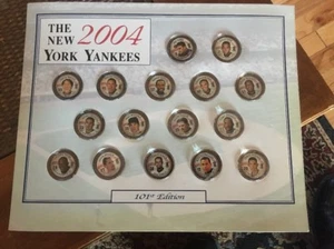 Juego completo de monedas pintadas de cuartos de estado de los Yankees de Nueva York 2004 101a edición Jeter - Imagen 1 de 11