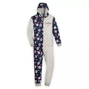 Pigiama con cappuccio nuovo con etichette Disney Parks Star Wars vacanza pezzo unico adulto 2XL XXL - Foto 1 di 9