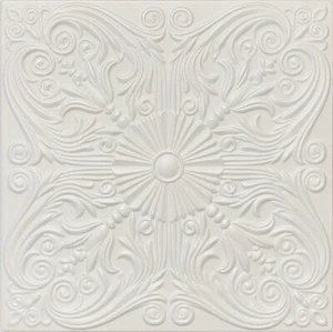 R39W VICTORIAN Home Decor Schaumstoff-Deckenfliese schlicht weiß SUPER ANGEBOT!! - Bild 1 von 4