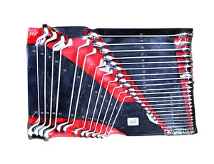 Force 5351  Combination Spanner & 75° Deep Offset Double Ring Wrench 35pc Set - Picture 1 of 8