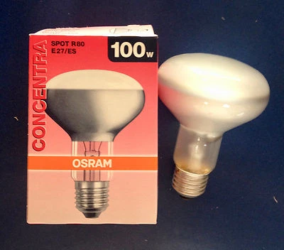 Osram CONCENTRA Reflektor E27 100W 230V REFLEKTORLAMPE R80 STRAHLER SPOT 80° - Bild 1 von 3
