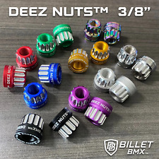 BILLET BMX™ Deez Nuts™ 12 ポイント バイク アクスル ナット 3/8"-26 tpi (2 パック)