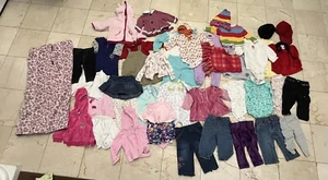 LOT OF 43 Pieces Girls Clothes Size 6 - 9 Months Adorable Great Condition - Picture 1 of 9