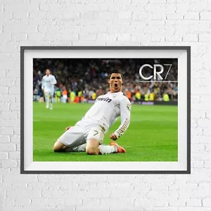 CRISTIANO RONALDO FOOTBALL SOCCER MADRID POSTER PICTURE PRINT Size A5 to A0 *NEW - Picture 1 of 14