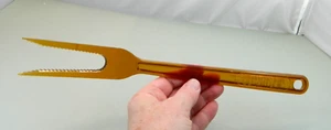 Robinson Knife Co Amber Ultratemp Serrated Meat Serving Fork Vintage - Picture 1 of 15