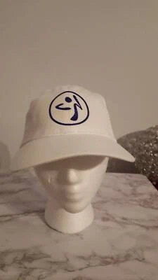 Nueva Gorra de Béisbol Para Mujer Blanca Moda Sombrero Azul Real Brillo Logo ZUMBA Foto 1 de 4