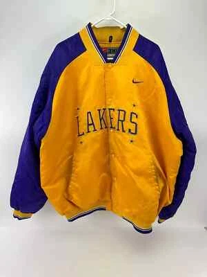 Chaqueta De Colección Nike Los Angeles Lakers Adulto 3XL Amarilla Manga Larga Hombre’s Bomber Foto 1 de 4