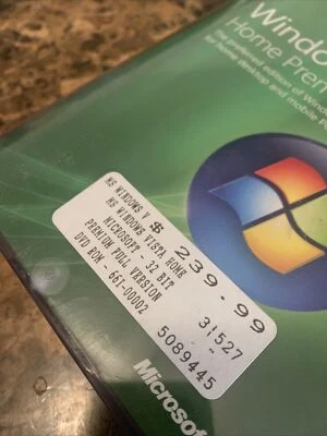 MICROSOFT Windows Vista Home Premium Full MS WIN 32 Bit DVD INSTALL - Image 1 of 4