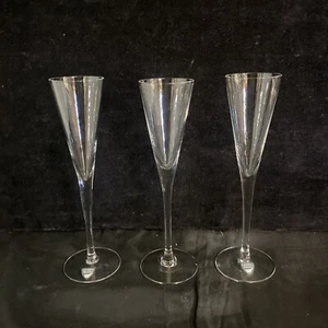 Set of 3 Orrefors Schnapps Victoria Blown Glasses 7 1/8" Sweden - Picture 1 of 7