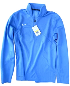 Nike M53181 Dri-Fit Training Pullover Long Sleeve Top 1/4 Zip, Sky Blue, Small - Picture 1 of 5