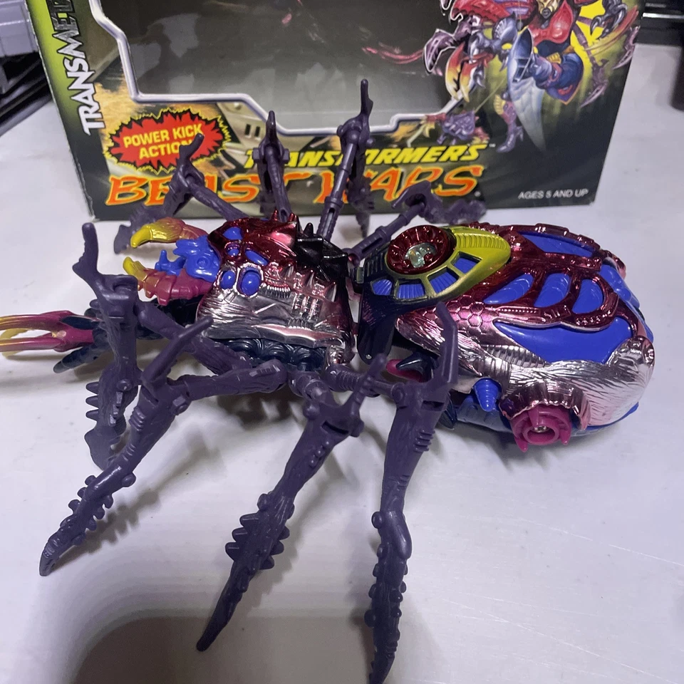 Blackarachnia Transmetals 2 100% Complete Mega Beast Wars Transformers W Box - Image 1 of 4