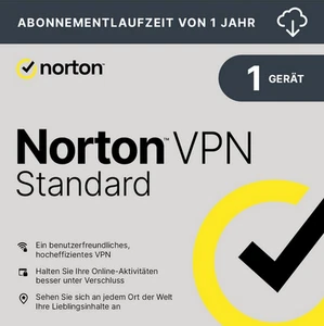 Norton VPN Standard, 1 Jahr 1 Gerät, Kein Abo, Digitaler Download - Bild 1 von 1