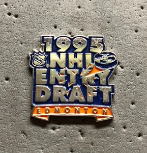 Prendedor de hockey Edmonton 1995 del draft de entrada de la NHL - Imagen 1 de 2