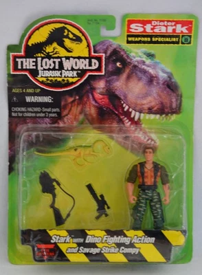 Especialista en Armas Parque Jurásico Dieter Stark MUNDO PERDIDO 1996 Kenner Sellado Foto 1 de 4