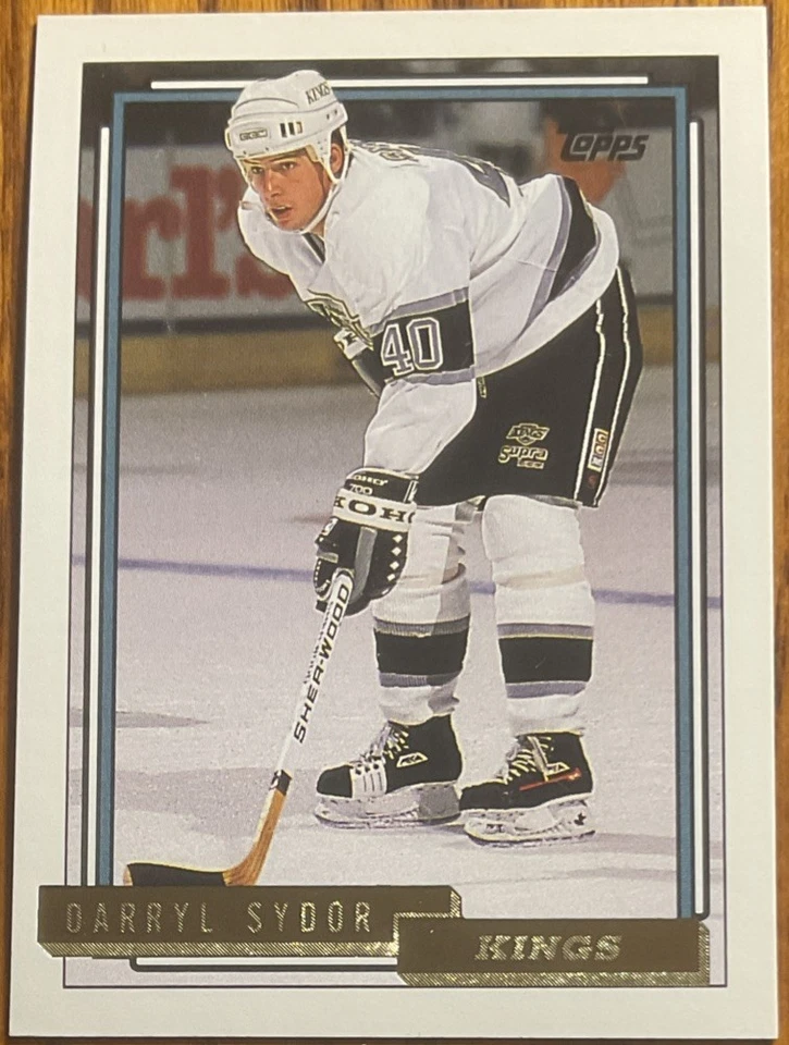 1992-93 Topps Gold Darryl Sydor #39 Los Angeles Kings - Image 1 of 2
