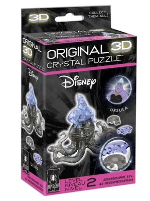 NUEVO EN CAJA SELLADA DISNEY 3D Crystal Puzzle: Disney's Little Mermaid Ursula BG Foto 1 de 2