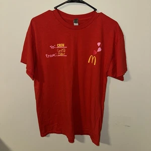McDonald’s Promo T Shirt Unisex Large Red Cardi B Offset Short Limited Edition - Picture 1 of 8