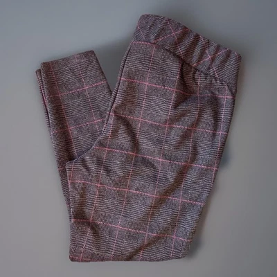 Pantalones Torrid Para Mujer Talla 1R (1X 14/16) Gris Rosa Legging Calce Pull-on Elástico Foto 1 de 4