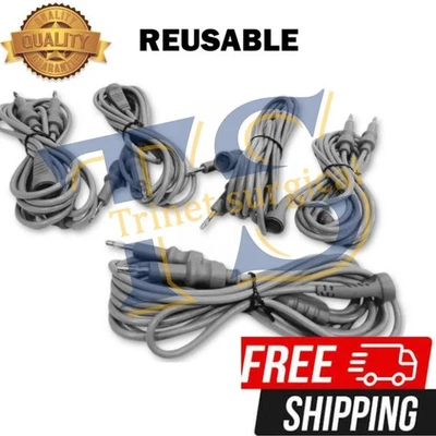 Juego de 5 piezas cable autoclave bipolar EE. UU. 4mm alta calidad Foto 1 de 3