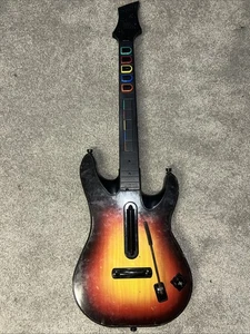 Guitar Hero Red Octane PS3 Wireless World Tour Sunburst Design Tested - Picture 1 of 4