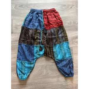 Children’s hippie harem pants patchwork 7/8 - Picture 1 of 3