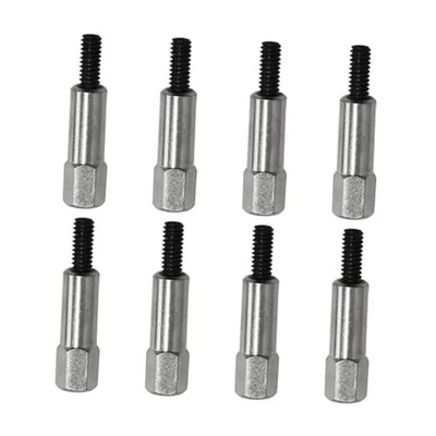  Kit de pernos de cubierta de válvula cromada, juego de pernos de cubierta de acero inoxidable de 8 piezas, pequeño  Foto 1 de 4